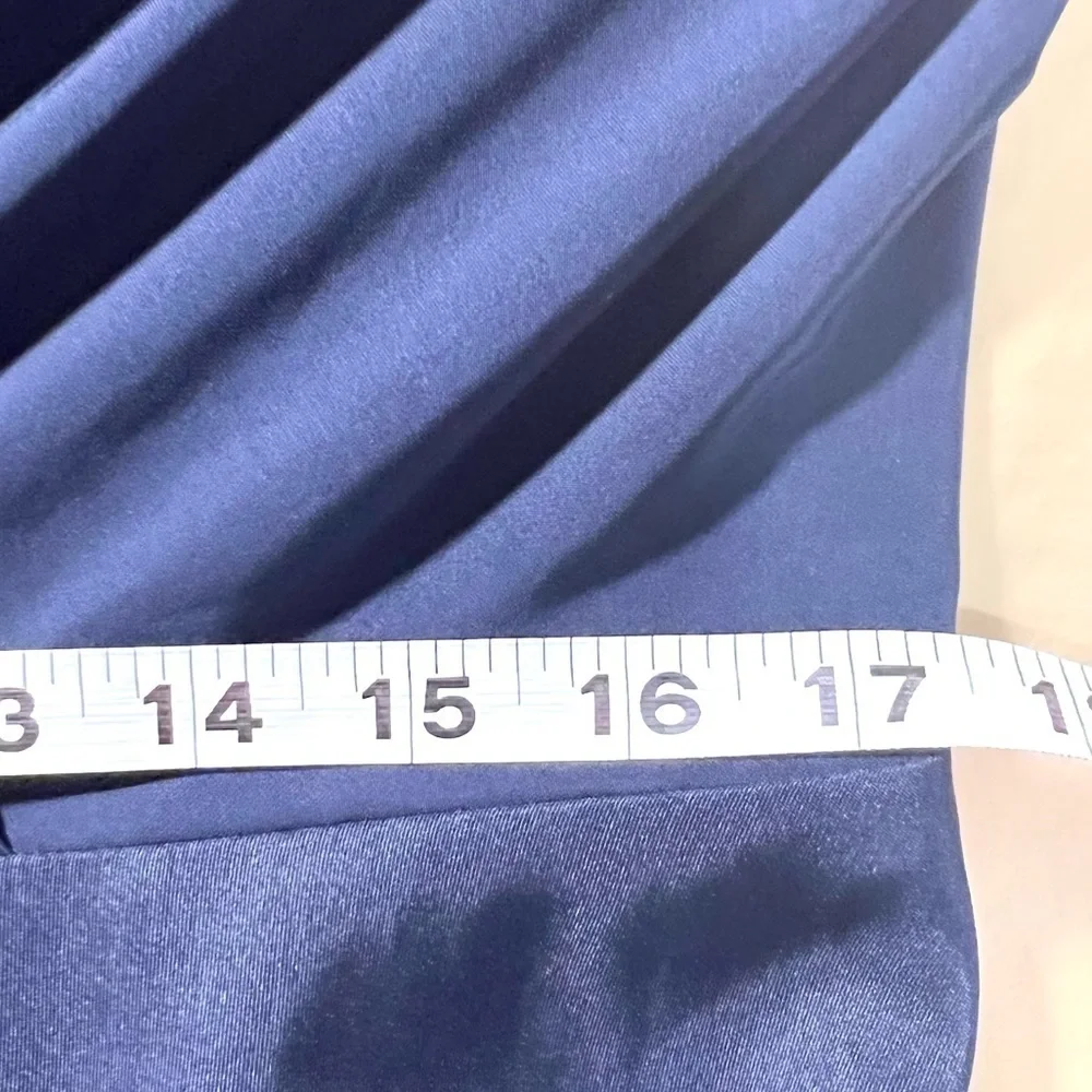 💙Alfred Sung,Timeless,Stunning Simple Elegance,Rich Navy,Mint Condition,Size 14 - Picture 9 of 15